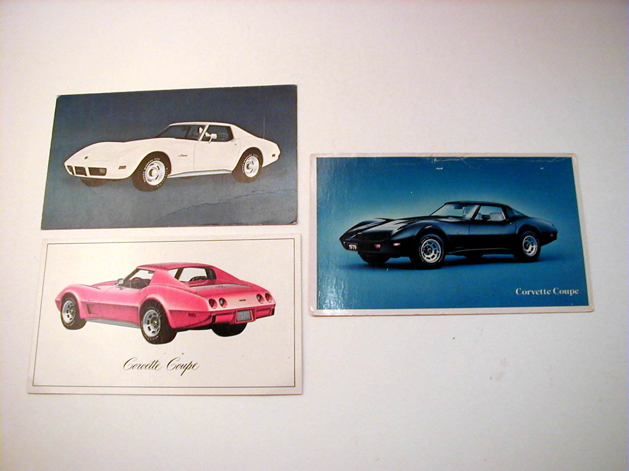 Corvette Post Cards Original